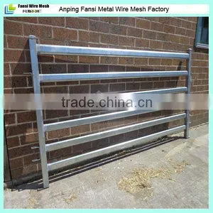 6 Bar 40mm*40mm Square Rail 2.1*1.8m Cattle Yards Yard Gate Panels thumbnail-1
