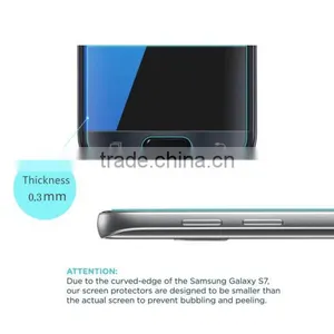 New Arrival 0.33MM 9H Premium Tempered Glass for Samsung Galaxy S7 Edge Screen Protector thumbnail-5
