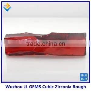 Synthetic Cubic Zirconia Orange Rough Gemstones Stock Price thumbnail-1