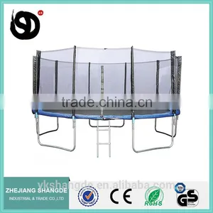 15ft Big Heavy Duty Amusement Trampolines With High Quality With Round Fitness Mats and Child Safety Net thumbnail-6