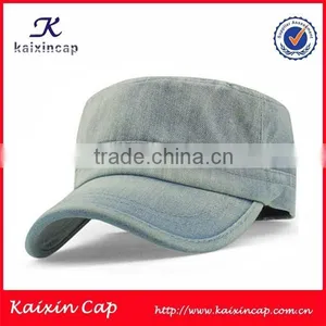 Wholesale Custom Blank Blue Jeans Fashion Hot Sale Military Cap thumbnail-1