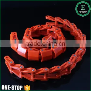 OEM Engineering Heat Treatment Injection Mould Polymide ERTALON Durable Flexing Convey Plastic Roller Chain thumbnail-1