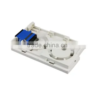 FTTH High Quality Flame Retardant FTTH 2 * SC Fiber Optic Adapter Fiber Optic Terminal Box thumbnail-4