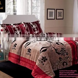 Warm Sculpted Flannel+cotton Filling Quilt Changshu Manufacturer thumbnail-2