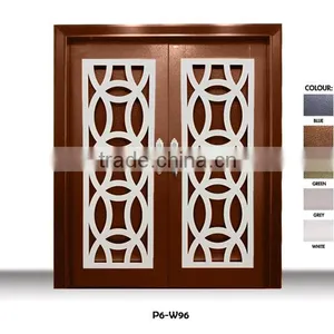 P6-W96 ART Design Security Door Made From Malaysia thumbnail-1
