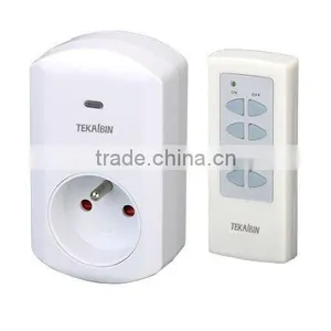 TW68F, 1v1, 1v2, 1v3, 1v4, Wireless Remote Control Socket (French Type, Plug-in) thumbnail-1