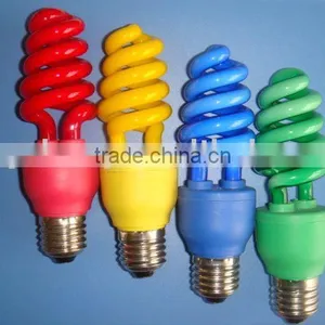 Colour Energy Saving Lamp Half Spiral thumbnail-1