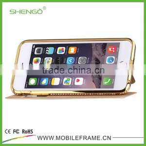 PU Leather Stand Wallet Protector Flip for IPhone 6Plus thumbnail-2