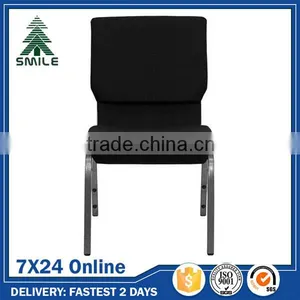 Wholesale Black Stackable Church Chairs UK BS58552 thumbnail-1