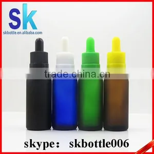 Frost Clear 30ml Glass Dropper Bottles for Smoke Oil Supplier's Choice thumbnail-6