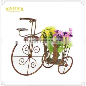 Garden Balcony Bicycle Flower Pot Removable Holder for Home Deco thumbnail-1