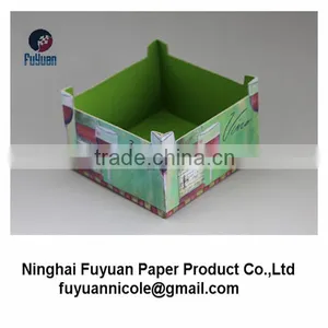 Paper Print Rigid Die-cut Cardboard Storage Box thumbnail-1