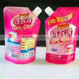 Liquid Stand up Pouch With Diecut for Laundry Detergent and Shampoo thumbnail-4