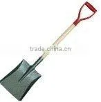 Square Nose Shovel With Hard Wood Handle thumbnail-1