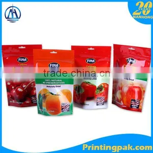 Stand up Pouch for Packing Tea Coffee Protein Powder Cookies Snack Food Packaging Bag With Factory Supply for Apple Chip thumbnail-1