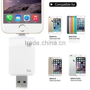 Factory Price High Quality Real Capacity OTG IFlash USB Drive 3 in 1 USB For IPhone thumbnail-1
