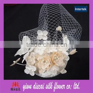 Fancy Butterfly Shape Lady Sinamay Hat for Party thumbnail-1