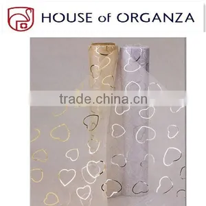 Beautiful Organza Roll With Heart Printed thumbnail-1