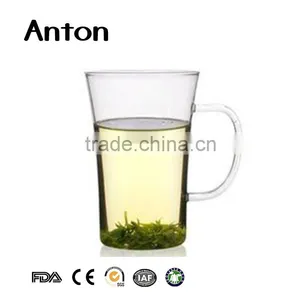Borosilicate Clear Drinking Glass Cup With Handle for Sale thumbnail-1