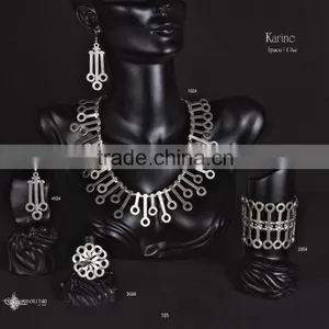 Top Quality Fashion Turkish Style Silver Plated Ring Karine 3604 thumbnail-1