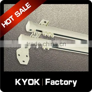 Ball-bearing Slide Curtain Rail Accessories , Aluminum Curtain Rail Wholesale , Curtain Track Accessories thumbnail-4