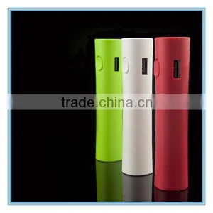 Fashionable Slim Portable Lipstick Battery Power Bank 2600mah thumbnail-2