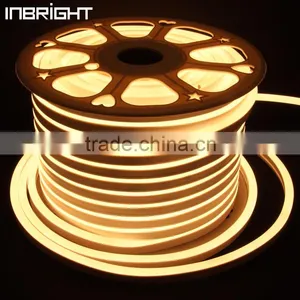 Mini 8*15mm Led Ultra Thin Neon Flex Rope Light Warm White thumbnail-1