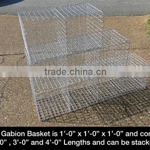 120 x 150 Mesh Size Heavy Duty Hexagonal Mesh Machine Gabion Wire Baskets , 4300mm Width thumbnail-2