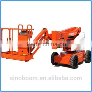 14M Electric Self-propelled Articulating Boom Lift for Rental thumbnail-1