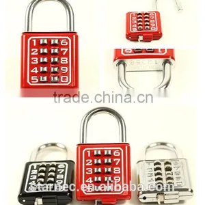Colorful 10 Digit Code Small Padlock thumbnail-1