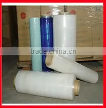 Plastic Clear PE Wrapping Pallet Film Roll With Handle thumbnail-1