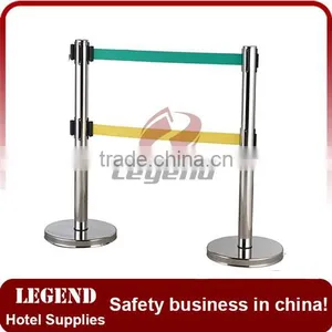 Safety Double Belt Pole 201 Pole Bank Crowd Control Barrier Stand thumbnail-3