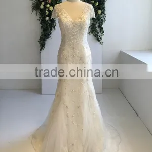Hot Sale Factory Custom Wedding Dress 2016 thumbnail-3