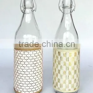 CCP434SB2 Glass Water Bottle With Weaved Coating thumbnail-1
