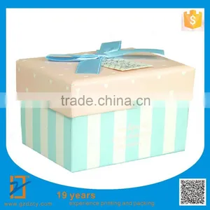 Custom Decorative Individual Wedding Cake Boxes With Handle thumbnail-1