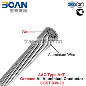 AAC Conductor, Type ACP Wire, Greased All Aluminium Conductor (GOST 839-80) thumbnail-1