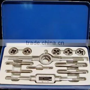 12PCS INCH TAP & DIE SET thumbnail-1