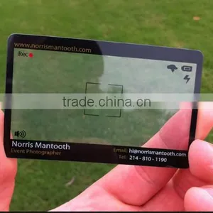 CR80 30mil Transparent Pvc Card With Custom Design thumbnail-1