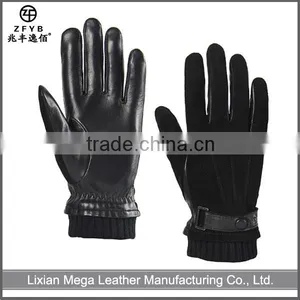 2016 Hot Sale Low Price Driving Style Genuine Leather Gloves For Men thumbnail-1