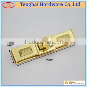 Popular Gold Bag Accessory Metal Lock for Bags thumbnail-2