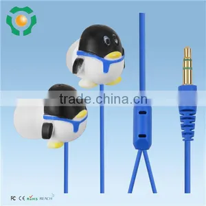 Animal Design Soft PVC Pattern Catoon Earphone thumbnail-2