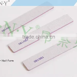Professional Nail Art Manicure Tools White Color Paper Nailf File Wide Shape thumbnail-2