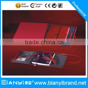 Wholesale Gift Notebook Set/pu Leather Hardcover Notebook thumbnail-1