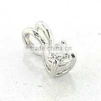 Clear CZ Fashion Charm Pendant thumbnail-1
