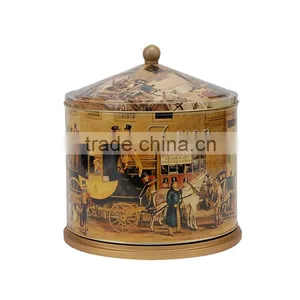 Fancy Custom Musical Tin Box Christmas Gift Decoration Music Tin Box thumbnail-1