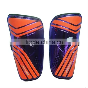 Elite Colors Soccer Shin Guard Red & Purple thumbnail-1