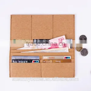 Washable Kraft Paper Folding Long Wallet With 9 Card Slots thumbnail-4