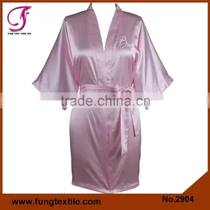 290417 Embroidery Bride Satin Gown Bride Available 125 Colors Quality Choice thumbnail-1