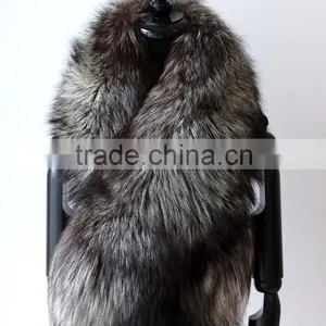 Real Fur Trim / Wholesale Raccoon Fur Trim / Detachable Raccoon Fur Collar thumbnail-2