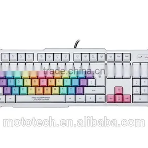 K82 Cherry MX Blue Switch Multi-media Wired USB Mechanical Gaming Keyboard thumbnail-1